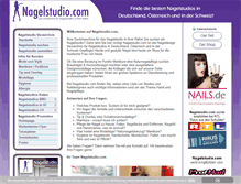 Tablet Screenshot of nagelstudio.com